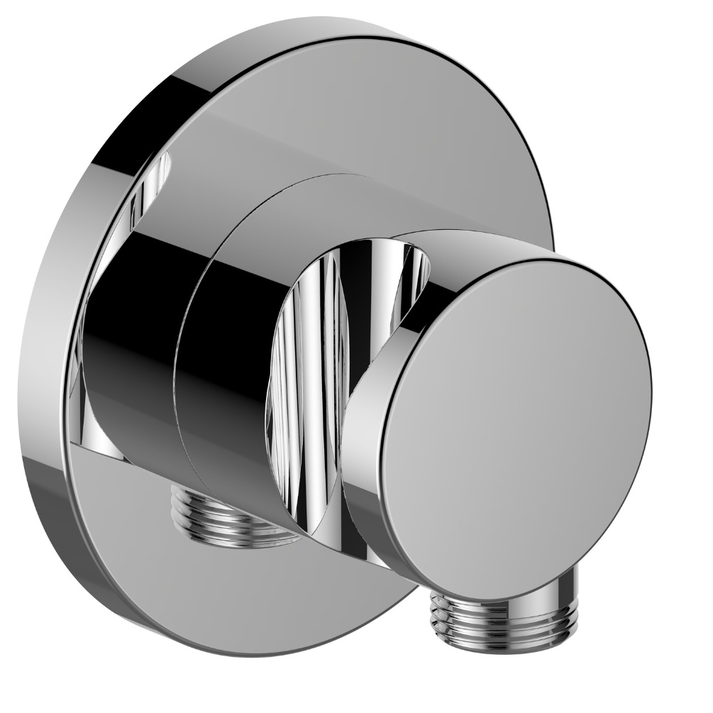 Product Cut out image of the Keuco Chrome Round Shower Outlet 59592 010001